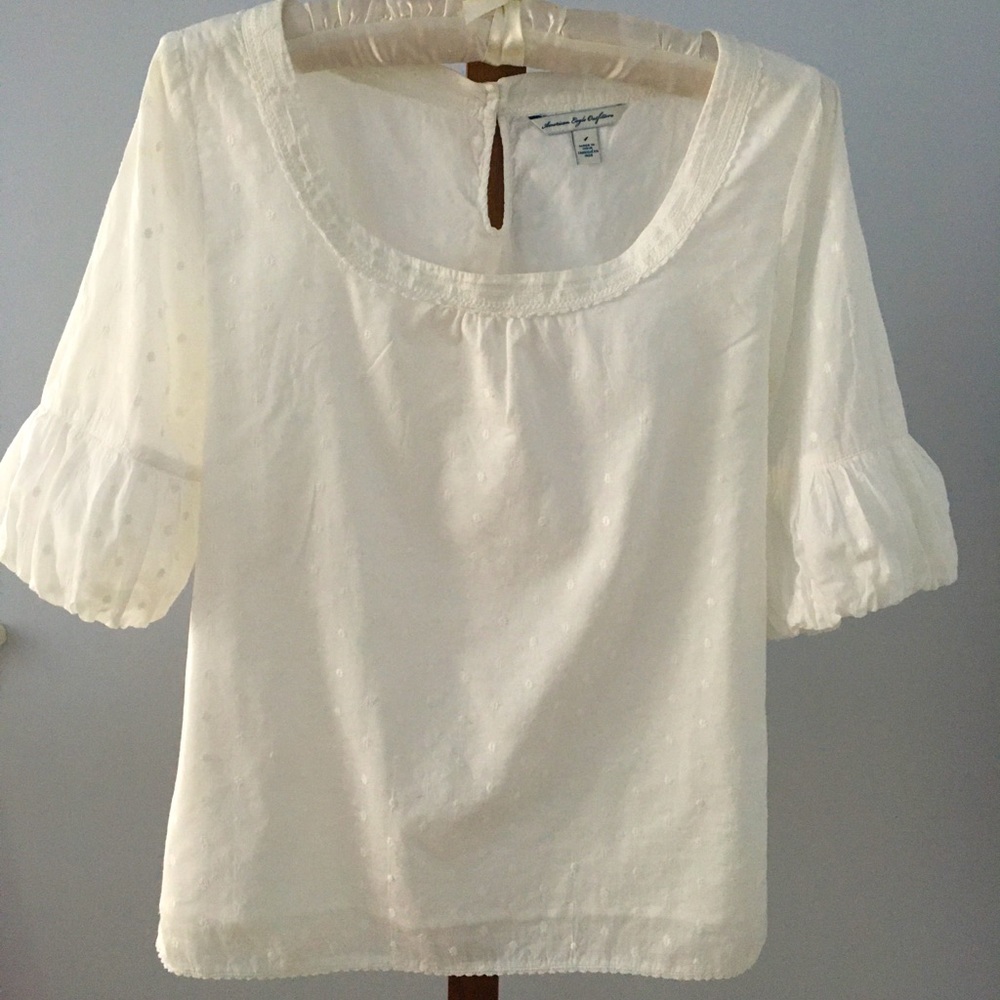 American Eagle Embroidered Blouse
